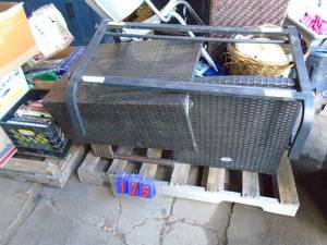 Pallet of outdoor furniture. As shown.