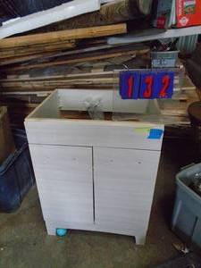 Nearly new vanity. 24 x 18. As shown.