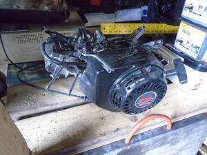 212cc engine for parts or repair. As shown.