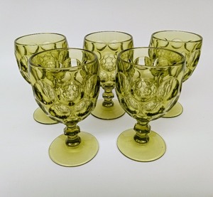 lot 36 image: Set of Vintage IMPERIAL PROVINCIAL Glass Water Goblets
