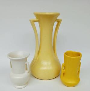 lot 83 image: Vintage Trio of Ceramic Vases