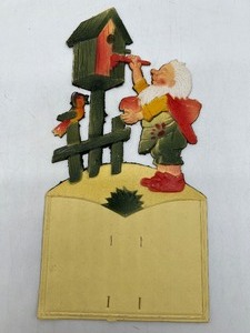 lot 19 image: Vintage German Scrap Ephemera - Painting a Birdhouse