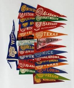 lot 112 image: Lot of Vintage College Pendants including Minnesota