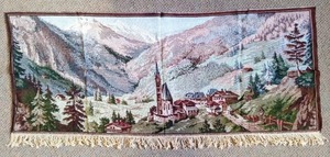 lot 191 image: Vintage German Tapestry