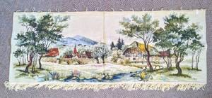 lot 209 image: Village Tapestry