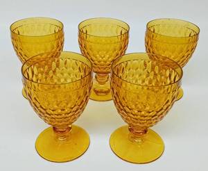 lot 216 image: VILLEROY & BACH Set of Five Wine Glasses