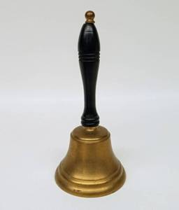 lot 255 image: Antique Handheld Brass Bell