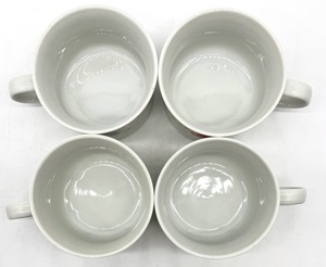 lot 303 image: Charming Vintage HEARTSIDE BAKE N SERVE 14oz Soup Mug Set of 4