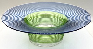 lot 304 image: Amazing SALVIATI VENEZIA 1895 STRINGA NIB Blu Coppetta #07428 Decorative Candle HolderDish