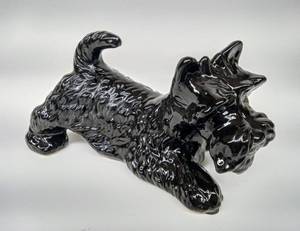 lot 268 image: Vintage Large Ceramic Scotty Dog