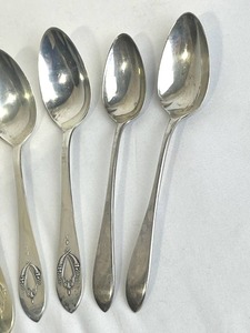 Ten AntiqueVintage Sterling Silver Spoons from Mount Vernon, Gorham, and More (188 grams)