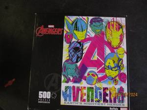 marvel avengers 500 pc puzzle never opened