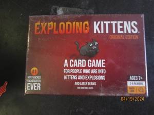 exploding kittens card game...