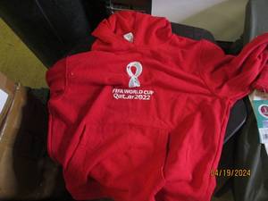 fifa world cup l6-6 red pull over...
