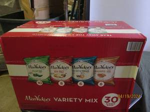 case of miss vickies variety mix chips best by date of may 7th 2024