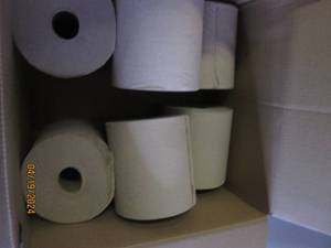 6 rolls of paper towels...