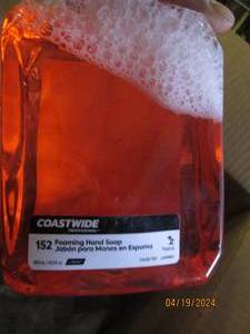 3 bottles of coastwide foaming hand soap