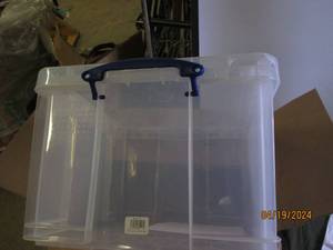 32 liter tote with cover...