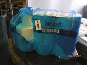 open case of compact toilet tissue 17 rolls coreless