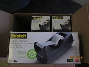 case of 12 scotch desktop tape dispensers
