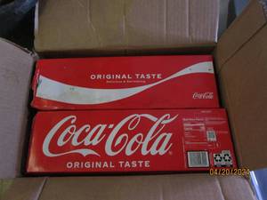 2 12 packs of coca cola...