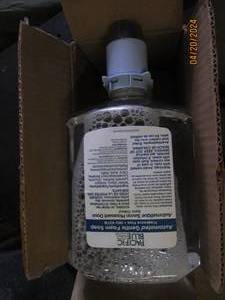 case of 3 bottles of pacific blue gentle foam soap