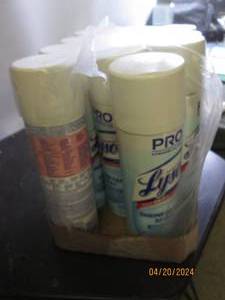 1119 oz cans of lysol disinfectant spray
