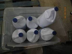 6 gallons of bleach...