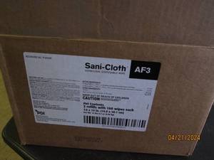 case of sani cloth disposable wipes...