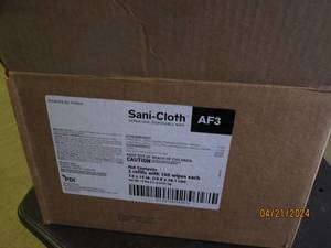 case of sani cloth disposable wipes...