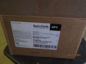 case of sani cloth disposable wipes...