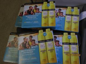 6 packages of 2 neutrogena beach strength protection 60 sunscreen