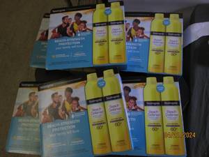 6 packages of 2 neutrogena beach strength protection 60 sunscreen
