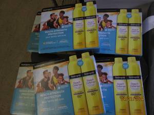 6 packages of 2 neutrogena beach strength protection 60 sunscreen
