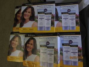 6 packages of 2 neutrogena ultra sheer 55 sunscreen