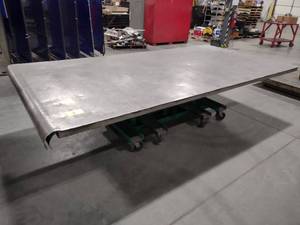 lot 8 image: Lexco Hydraulic Scissor Lift Table,...