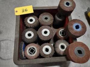 lot 36 image: Burnisher Wheels...