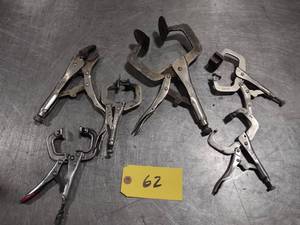 lot 62 image: Assorted Clamps...