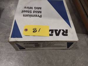 lot 81 image: Radnor ER70S-6 .035 Weld Wire...