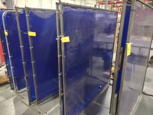 lot 111 image: (2) Welding Curtains, 6x6...