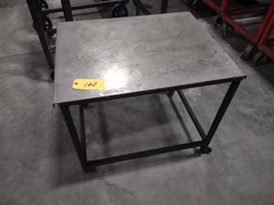 lot 162 image: Stainless Steel Top Cart, 31x24...