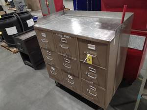 lot 165 image: File Cabinet Cart, 45x26...