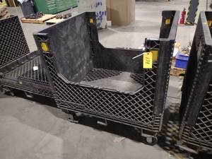 lot 178 image: Collapsable Bin On Wheels 48x45...