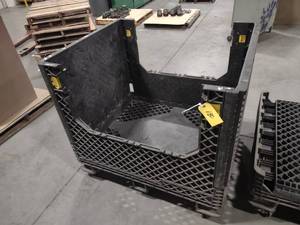 lot 180 image: Collapsable Bin On Wheels 48x45...