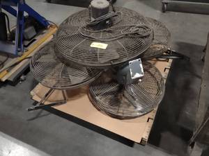 lot 186 image: (5) Wall Fans, Unknown Condition...