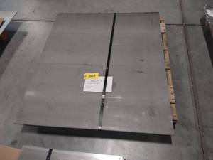 lot 363 image: (4) Sheets HRPO Steel 10 ga.x48x48...