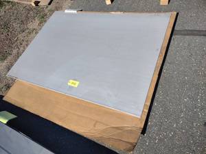 lot 395 image: (1) 7GA 304L HRAP SS 48 X 66...