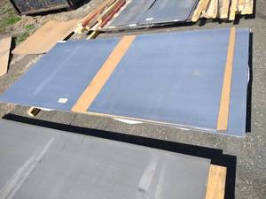 lot 411 image: (2) 12GA ALUMINIZED 60 X 120, (1)...