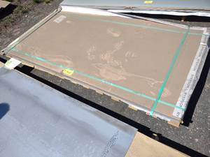 lot 423 image: (5) 18GA ALUMINIZED 48 X 96...