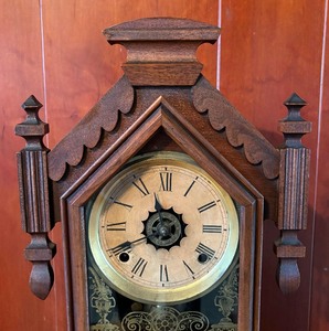 Antique Ansonia Mantle Gingerbread Style Clock